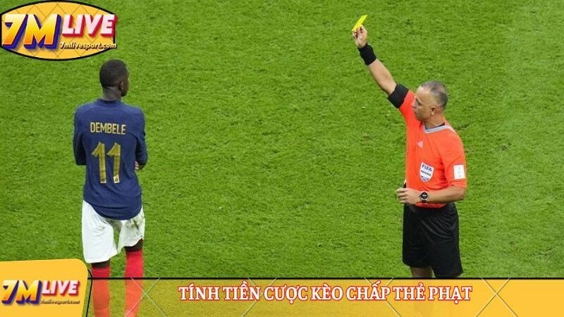 Tính tiền cược kèo chấp thẻ phạt 